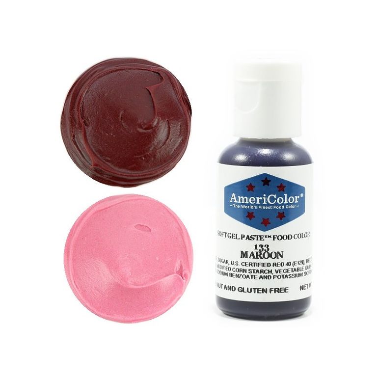 Гелевая краска Americolor, 21 гр (малиновый)