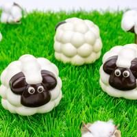 Форма поликарбонатная для шоколадных фигурок ОВЕЧКА ФЛАФФИ