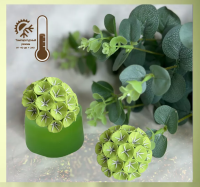 Молд силиконовый Цветок 2,5*4,5 см зел.