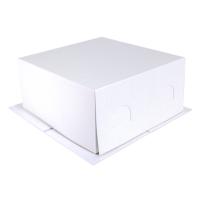 Коробка под торт 250х250х130 белая