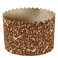 Форма для кулича Райский сад, d=70*h=60 мм