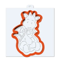 Вырубка для пряника с трафаретом 