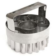 Высечка КОЛЬЦО гофрированное с кольцом внутри с ручкой