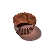 Капсула бумажная круглая №2 коричневая, 27*16,5 мм