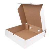 Коробка для пирога 32*32*8,5 см белая