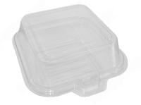 Коробка для Бенто торта 14,5 х 14,5 х 7,5 пластиковая