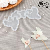 Силиконовый молд «Голуби», 7×6, 4×4 см