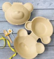 Коробка для Бенто торта «Мишка», сахарный тростник