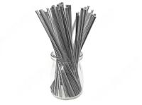 Палочки для кейк-попсов серебрянные 15 см, 50 шт