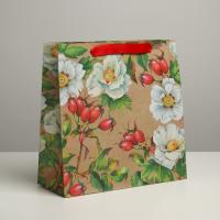 Пакет крафт «For you», 30 х 30 х 12 см