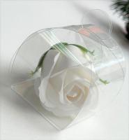 Коробка для конфет 1 шт с пластиковой крышкой прозрачная 