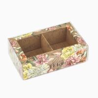 Коробка под 2 конфеты «Для тебя», 10 х 6 х 3 см