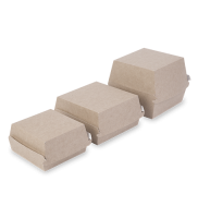Коробка BURGER XL 123(113)x141(113)х112 мм, крафт