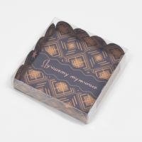 Коробочка для печенья с PVC крышкой, 