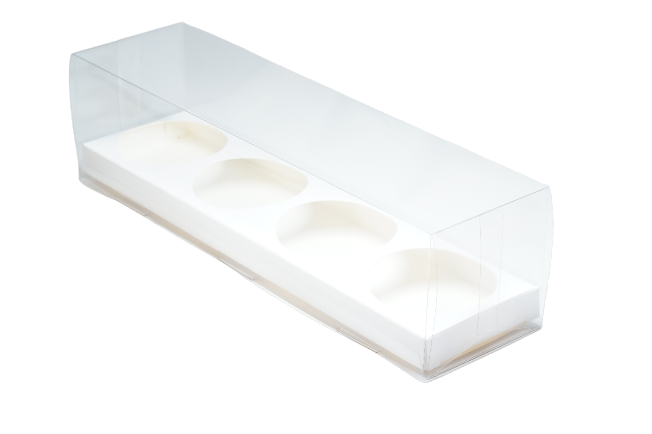 Коробка для шоколадных шаров, яиц, фигурок, 295х78х78 мм ETO. (белый)