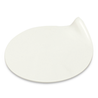 Поднос пластиковый КРУГЛЫЙ белый