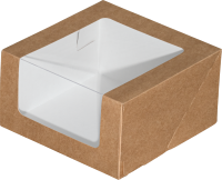 Коробка универсальная SHELF I Window крафт 180х180х100 мм