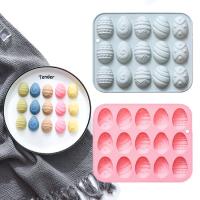 Форма силиконовая «Кружевные яички» 15 ячеек