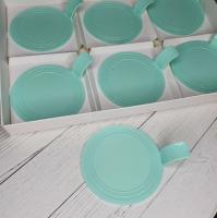 Подложка пластиковая круглая 7,5 см (Голубой)