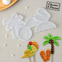 Силиконовая форма для леденцов «Пляжный микс»