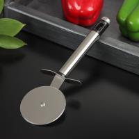 Нож для пиццы и теста Fargo, 20×6,5 см, нержавеющая сталь, цвет чёрный