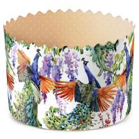 Форма бумажная КУЛИЧ 110/85 павлины