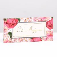 Коробка под плитку шоколада, без окна «Весенний букет», 17×8×1.4 см