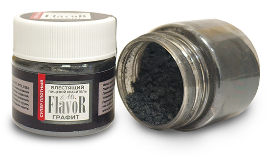 Краситель Mr.Flavor сухой блестящий супер плотный, 5 гр (графит)
