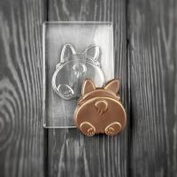 Форма пластиковая Попа корги, барельеф большой