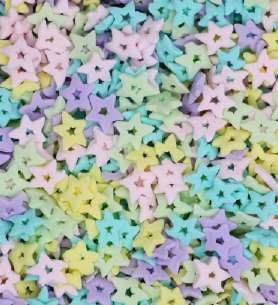 Посыпка Mr.FlavoR "Звездочки плоские", 40 гр (пастельные)