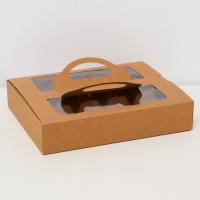 Коробка для кейк-попсов, 25×20×5 см, Крафт