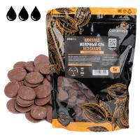 Шоколад молочный без сахара 43% Томер, 1 кг