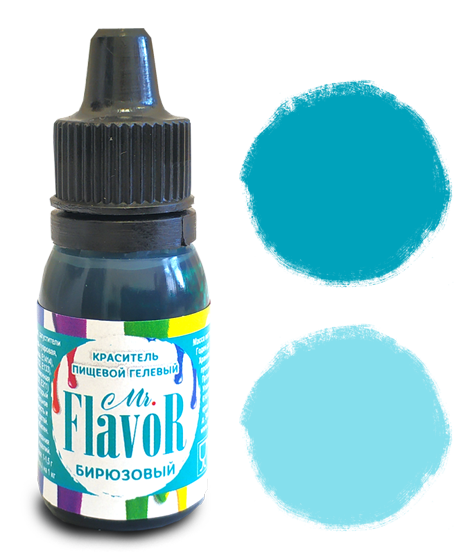 Краситель Mr.Flavor гелевый водорастворимый, 10 гр (бирюзовый)