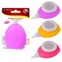 Шприц-Декоратор для крема, 3 насадки, силикон, 90 мл