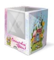 Коробка на 1 капкейк с окном