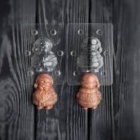 Форма пластиковая Дед мороз, фигурка (в сборе 42 мм)