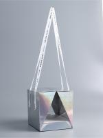 Коробка под бенто-торт с ленточками, 15.5×15.5×16 см