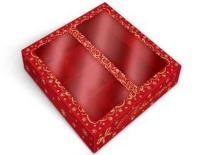 Коробка для 8 конфет и плитки с окном 