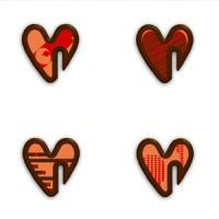 Переводной лист для шоколада БЛИСТЕРШОК T927