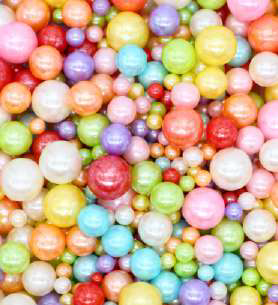 Посыпка Mr.FlavoR "Шарики перламутровые", 7мм, 50 гр (цветные)