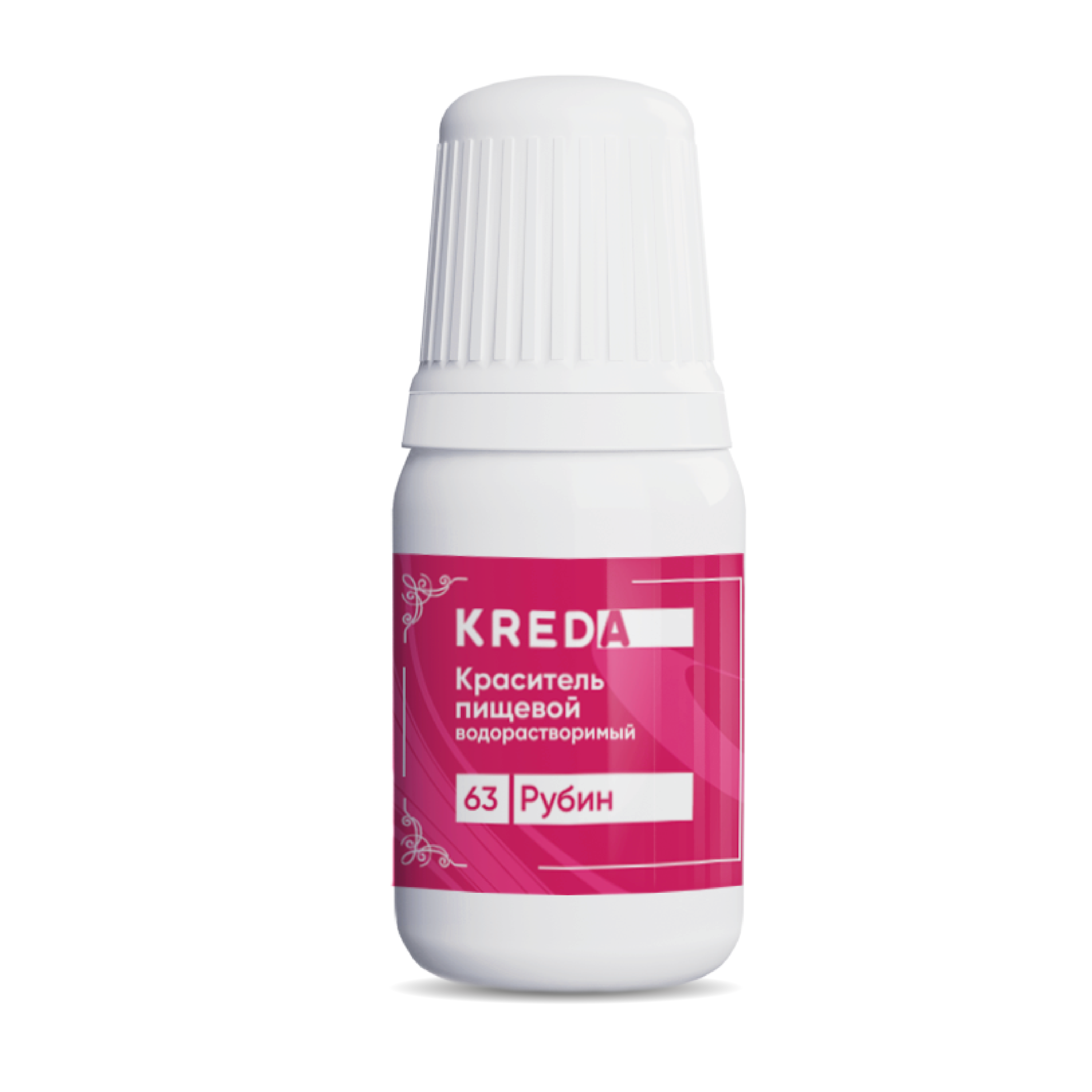 Краситель универсальный гелевый S-gel KREDA Bio, 10 мл (рубиновый)