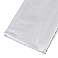 Бумага упаковочная тишью, серебро 50 х 66 см
