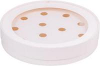 Коробка для конфет круглая 12 шт с окном. белая d 200 мм,h 35 мм РУ.