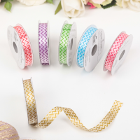 Лента упаковочная (ФАСОВКА 6 шт) 1,2 см х 5 м, цвета МИКС