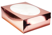 Коробка на 6 капкейка 235х160х100,, персиковый ETO