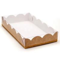 Коробка для печенья, пряников и шоколадной плитки 180*100*30 мм, крафт РУ.
