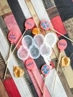 Силиконовая форма для леденцов «Шарики с пожеланиями» SM