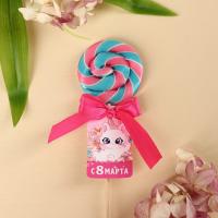 Леденец на палочке «8 марта», вкус: грейпфрут-гуава, 15 г