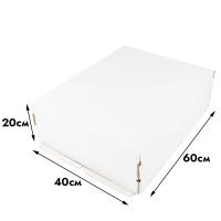 Коробка для торта 60*40*20 см, без окна, самолет