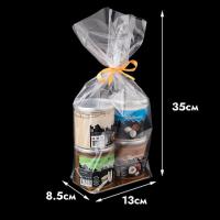 Пакет прозрачный с жестким дном, 130*85 см, высота 35 см